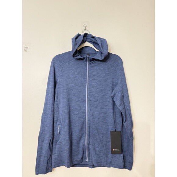 Lululemon Mens size M TLPP Blue Surge Warm Full Zip Hoodie Jacket NWT